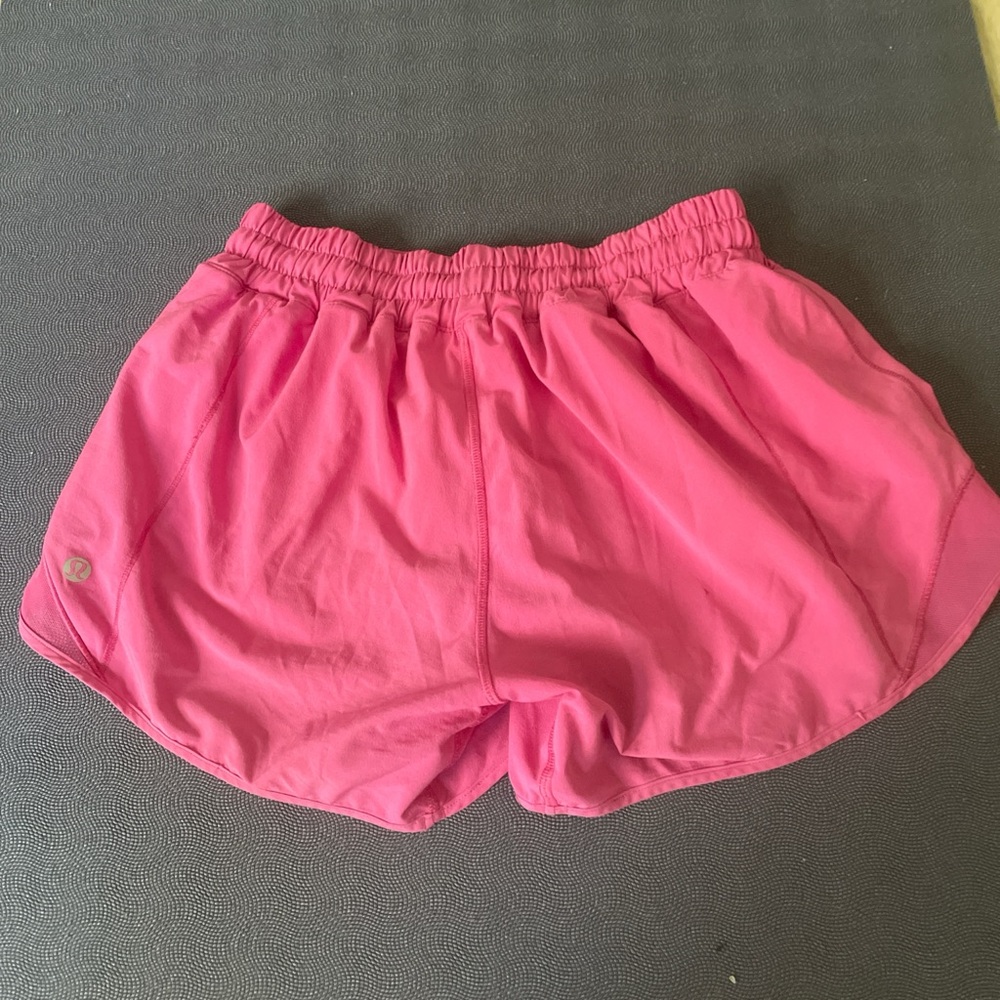 Lululemon Athletica Bright Pink Athletic Shorts